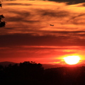 Un coucher de soleil bien chargé